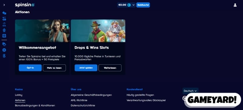 Aktivieren Ihr den Bonus über PayPal auf der Casino Website