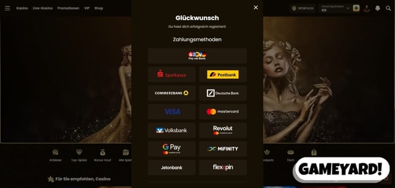 Einzahlung mit PayPal im Casino ohne OASIS