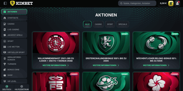 Willkommensbonus Online-Casino PSC Ohne Limit