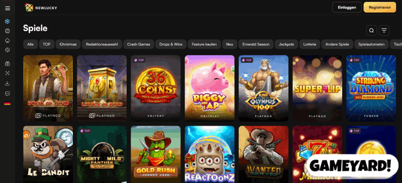 10€ Casino Spielangebot