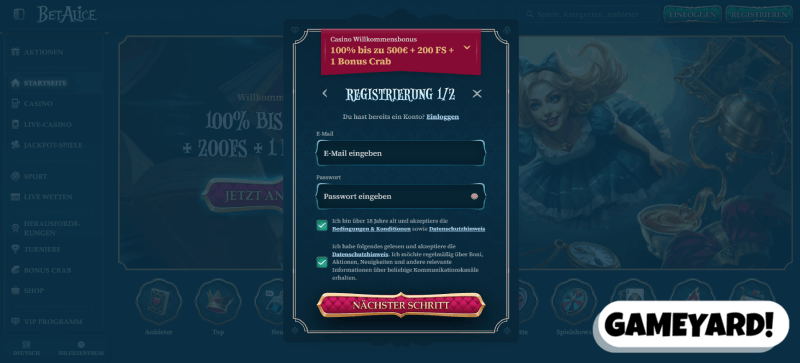 Registriere dich im PayPal Casino ohne Limits