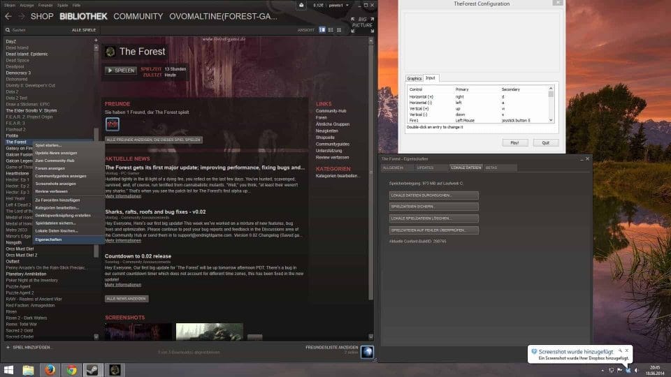 Steam Bibliothek > Eigenschaften > Lokale Dateien > Lokale Dateien durchsuchen