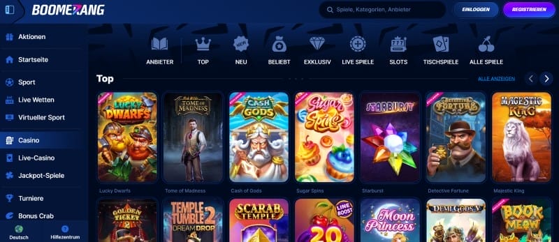 Boomerang bet casino ohne limit website