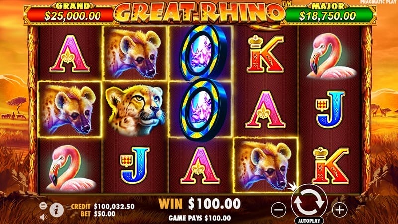 Great Rhino Spielautomat