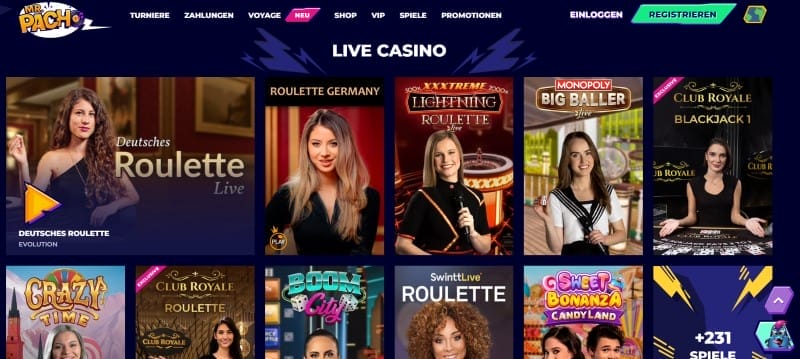 Mr Pacho Online Live Casino