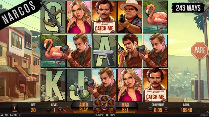 Narcos Slot mit Autoplay spielen