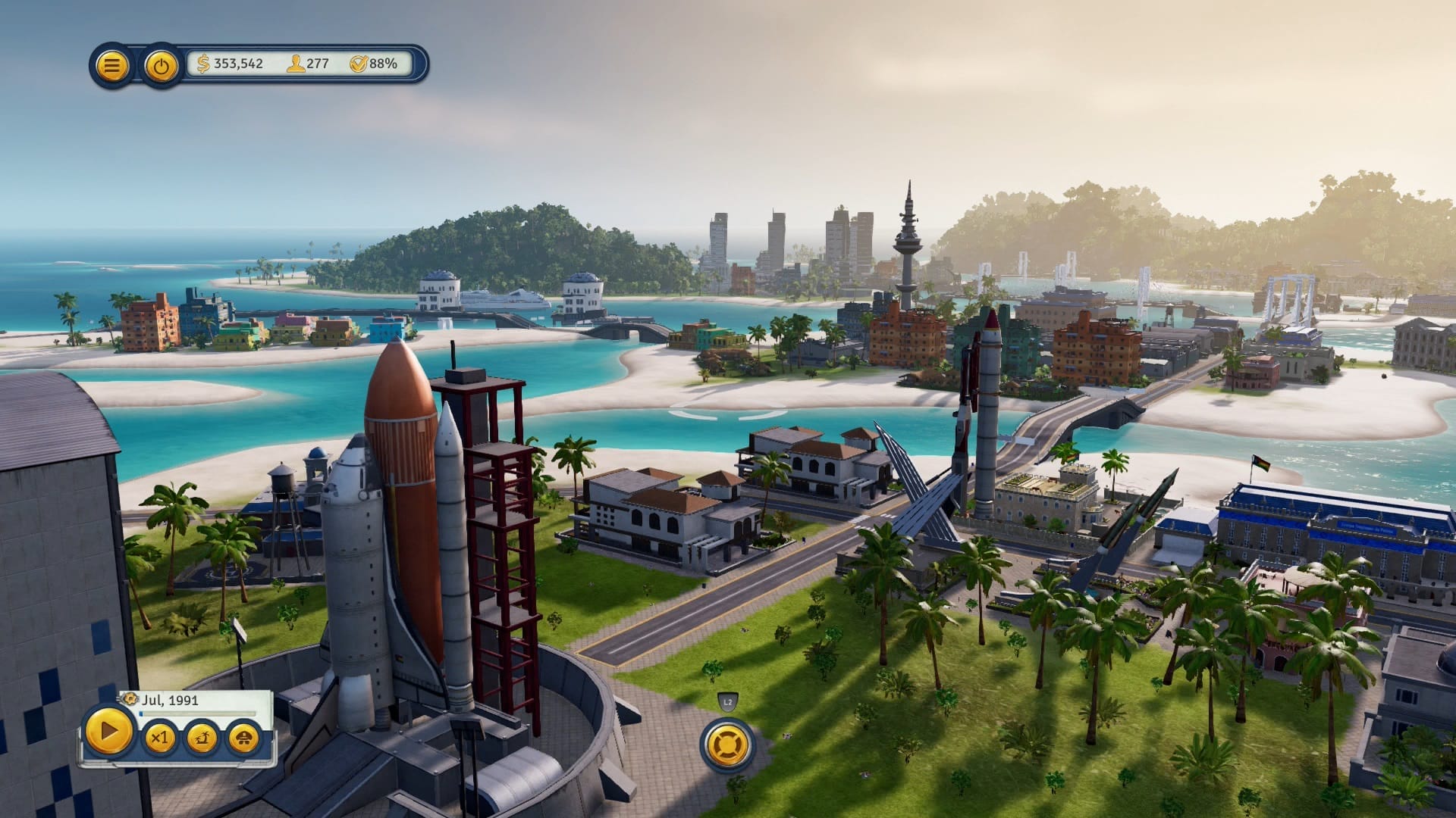 Tropico 6 Weltraumstation